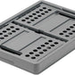 Clax® crate | folding box | basket | 48 qt (12 gal) | grey