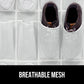 GORILLA GRIP Over the Door Shoe Organizer, 24 Large Breathable Mesh Pockets, Space Saving Hanging Storage Holder, Closet Rack Hanger Holds Up to 40 lbs, Hangs on Closets for Shoes, Accessories, White