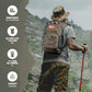 Maelstrom Hydration Hiking Backpack with 2L/3L Water Bladder, High Flow Bite Valve Camping Daypack Lightweight