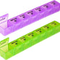2-Pack Large Weekly Pill Organizer,Vitamin Pill Box Organizer 7 Day with Big Compartments, Am Pm Pill case for Travel,XL Medicine Organizer 14 Day for Fish Oils, Vitamin Holder Supplement