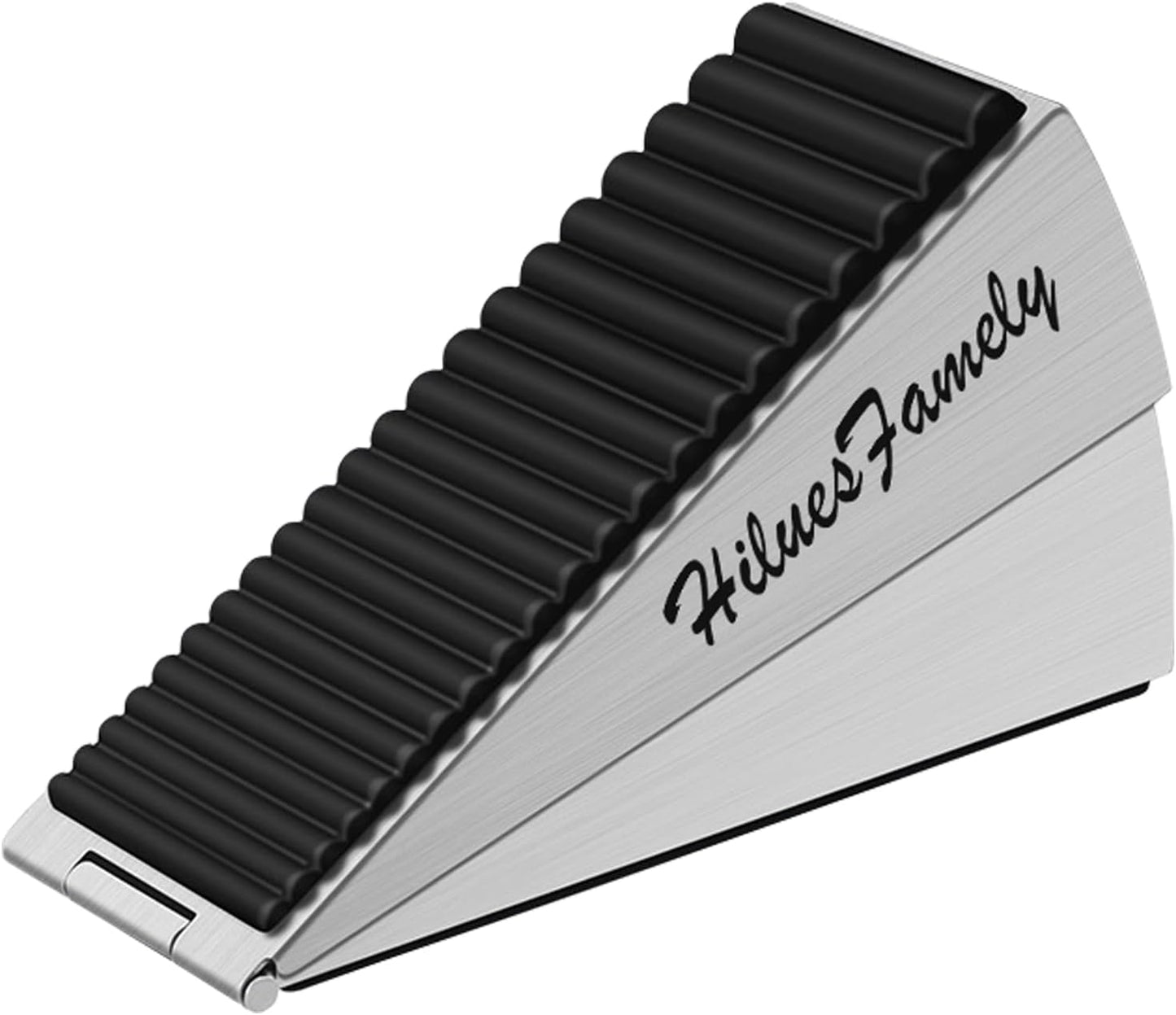Spring Large Door Stopper - Heavy Duty Door Stopper Wedge, Tall Door Stoppers for Bottom of Doors, Door Stop Rubber for Extra Strong Grip, 3 Inche High Metal Doorstop Suits Any Heavy Door