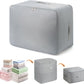 Ultra Space Saving Self Compression Organizer, 2025 New Large Capacity Storage Bag, Self Compression Heavy Duty Organizer for Comforters Blanket Bedding Duvet (Gray, Thin Version, X-Large, 21x17x24in)