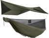 onewind Camping Hammock with Rain Fly and Bug Net Portable Lightweight 11ft Double Hammock with 12ft Ultralight Silnylon Tarp and Mosquito Net Ridgeline 12Ft Tree Straps for Camping Hiking Backpacking