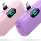 [2-Pack] Mini Portable Charger 5000mAh Power Bank,3A PD USB C Cell Phone Portable Power, LCD Display Battery Pack Compatible with iPhone 16/15/15 plus/15 pro/15 pro Max/Android/Samsung/Moto/LG etc