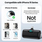 [2-Pack] Mini Portable Charger 5000mAh Power Bank,3A PD USB C Cell Phone Portable Power, LCD Display Battery Pack Compatible with iPhone 16/15/15 plus/15 pro/15 pro Max/Android/Samsung/Moto/LG etc