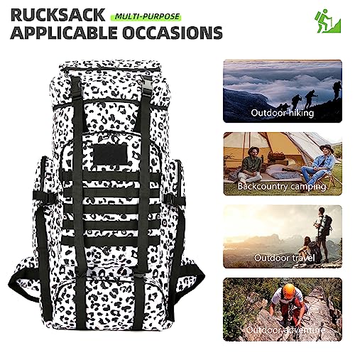 Military Tactical Backpack 70L Trekking Backpack Men Assault Pack Tactical Pack Rucksack For Camping Fishing Sports Travel
