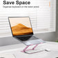 Laptop Stand Holder, Adjustable Desk Laptop Riser, Foldable Notebook Computer Stands for MacBook Air Pro HP Lenovo Dell Samsung Chromebook, Up to 15.6 inch, Rose Gold