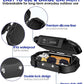 Waterproof Lock Box, Portable 4-Digit Combination Safe Boxes with Removable Cable, Anti-Theft Small Security Lockbox, Resettable Code Cash Case, Outdoor Key Hider for Travel, Gym, Hotel, Dorm, Beach