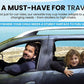 Complete Kids Travel Tray Kit - Easily Expands Cup Holder into 360° Cup & Travel Tray for Kids Car Seat, Booster, and Stroller - Toddler Road Trip Essentials Set Includes Coaster & Brush (Blue)