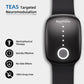 EmeTerm Fashion Anti-Nausea Wristband Relieve Morning Motion Travel Sickness Rechargeable Drug Free Bands Without Side Effects - Extra 2pack Conductive Gel (Jet Black - Extra 2pack Conductive Gel)