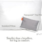 Pipsqueak Pillow - Small, Mini, Tiny - 11 x 7 in - Perfect for Travel, Cars, Airplanes, Camping, Dogs, Toddlers, Kids, Lumbar, Knees and Neck - Ages 2 Yrs and Up