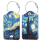 Luggage Tags Privacy Cover ID Label for Travel Bag Suitcase (2 Count)