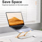 Adjustable Laptop Stand for Desk,Portable Laptop Stand Holder and Riser,Foldable Aluminum Notebook Computer Stands for MacBook Air Pro HP Lenovo Dell Samsung Chromebook, 10-15.6 inch, Gold
