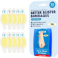 Dr. Frederick's Original Better Blister Bandages - 10 ct - Water-Resistant - 40% More Cushioning - Hydrocolloid Pads for Foot & Toe Protection & Recovery - Blister Relief Pads - Toe Pack