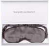 Silk Sleep Mask Light Blocking Luxury 100% Mulberry 19mm Silk Eye Mask Eye Cover Blindfold Ultra Soft Light & Comfy Anti Aging Skin Care with Travel Bag Gift Package