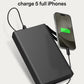mophie powerstation pro AC (2023)-27,000 mAh External Battery compatbile With MacBook&iPad Portable PD battery with 100W of AC&60W USB-C Fast Charge integrated carry strap-USB-C cable included, Black - Roamly