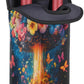 Neoprene Wine Tote, Bottle Carrier Gag Insulating Neoprene Thicker, Insulated Wine Bag for Travel Holds Two Bottles, Bottle Carrier Bags Protect the Bottles, Mushroom Flower