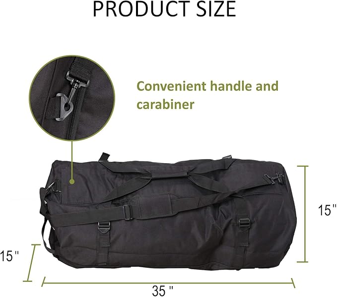 XXL Extra Large Backpack Odor Smell Proof Duffel Bag with Carbon Lining Water Resistant Luggage Smell Absorbing Bag Odor Absorbent for Hydroponics Use, Travel, Sport Gym