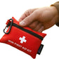 Lightning X Mini First Aid Kit – Compact 20 Piece Emergency Medical Kit with Carabiner | Portable Water Resistant Travel First Aid Pouch for Hiking, Camping, Car, Backpack, Outdoor Survival