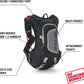 USWE Outlander Hydration Pack with Water Bladder, Hydration Backpack - Backpack for Cycling, MTB, Trail Running & More