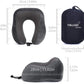 Travel Pillow, Best Memory Foam Neck Pillow Head Support Soft Pillow for Sleeping Rest, Airplane Car & Home Use (Grey)
