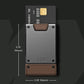 PROOF Wallet | Slim Minimalist Wallets for Men | Leather & Metal | RFID Wallet | Front/Back Pocket | Gift Box | Veteran Owned