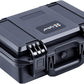 Lykus HC-3010 Waterproof Hard Case with Customizable Foam Insert, Interior Size 11.81x7.87x4.72 in, Suitable for Pistol, Camera, Lens, Drone, Mic, Flashlight, Electronics, Tools, and More