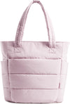 BAGSMART Tote Bag for Women, Lightweight Puffy Tote Bag with Compartments Shoulder Bag Handbag for Travel, Work, Gym,