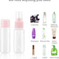Vitog Travel Bottles Kit, TSA Approved Leak Proof Portable Toiletry Containers Set, Clear PET Flight Size Cosmetic Containers for Lotion, Shampoo, Cream, Soap, Set of 11