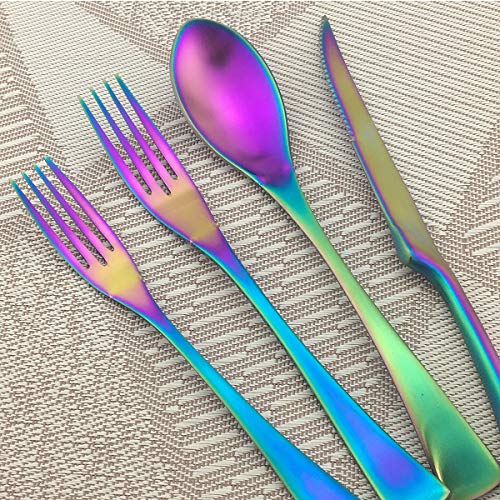 Rainbow Silverware Set