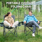 2 Pack Oversized Folding Camping Chair for Adults (2 Count)