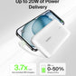 Belkin Portable Charger, Power Bank with Integrated Cable 10000 mAh 20W - Fast Charge USB C Power Delivery, iPhone Charger - iPhone 16 Series, iPad Pro, Galaxy S25, & More - White