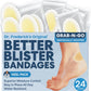 Dr. Frederick's Original Better Blister Bandages - 24 ct - Healing Blister Pads - Grab-N-Go - Water Resistant - 40% More Cushioning - Hydrocolloid - Feet, Toe, & Heel Blister Prevention - Heel Pack