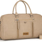 Wrangler Travel Duffel Bag Large Weekender Bag for Women Designer Carry on Overnight Bag for Trips Leather Luggage Bag Khaki - Roamly
