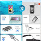 IP68 Waterproof Phone Pouch, Floating Waterproof Phone Case for iPhone 16 15 Pro Max Galaxy S24+ S23 Pixel 8 Pro with Detachable Lanyard, Cellphone Dry Bags Beach Vacation Essentials -2 Pack