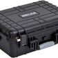 MEIJIA Portable Waterproof Protective Case,Hard Camera Case,Customized Fit Foam Inserted, Elegant Black,Fit for Camera, Equipments, Lens,Drones(Black)