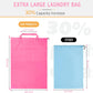 Extra Large Heavy Duty Laundry Bag - 28" x 40", Travel Laundry Bag for Dirty Clothes (Pink)