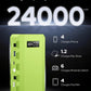 Apowking Power Bank with AC Outlet,65W Portable Laptop Battery Bank Fast Charging,88.8Wh/24000mah Power Station for Outdoor Camping PowerBank Travel Home Power Backup