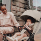 Silver Cross Clic Compact Stroller – Lightweight Travel Stroller for Newborn to Toddler (Birth to 55 lbs), One-Hand Fold, Lie-Flat Seat, Airplane Cabin Approved, UPF50+ Canopy (Latte)