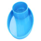 Snack Tray for Kids Car Seat with Secure and Sturdy Design, Versatile Usage, Compact and Portable Design, Easily Attachable, Cup Holder (Blue)