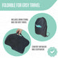 Premium Foldable Travel Seat Cushion - for Relief of Lower Back, Sciatic, Butt and Tailbone Pain - for Home & Office Use, Perfect for Travel or Driving - Coccyx Seat Cushion