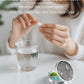 Pill Box, 3 Compartment Portable Travel Medicine Box with Mirror, Compact and Cute, Fits in Purse and Pocket, Medicine and Vitamin Organizer (Black Universe)