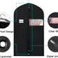 Univivi 16 Pack Suit Bags Garment Bag for Men Storage 40-inch Clothes Cover with Clear Window and ID Card Holder for Suit Jacket, Skirt, Shirt and Coat