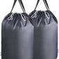 MCleanPin 140L Washable Laundry Bags with Handles,Dirty Clothes Storage for College Dorm or Travel, Laundry Liner Fit Most Laundry Hamper or Basket,2 Pack (Elegant Grey)
