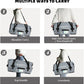 Waterproof Motorcycle Duffel Bag Roll Top Dry Duffel Bag with Quick-fixed Straps for Rafting, Boating, Kayaking, Travel, 50L(Grey) - Roamly
