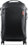 PGYTECH 2-in-1 Roller Camera Backpack, DSLR/SLR/Mirrorless Bag for Travel Photographers, Rolling Luggage with Tripod & Removable Modular & Rain Cover, Compatible with Canon, Nikon, Sony