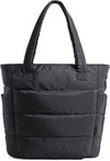 BAGSMART Tote Bag for Women, Lightweight Puffy Tote Bag with Compartments Shoulder Bag Handbag for Travel, Work, Gym,