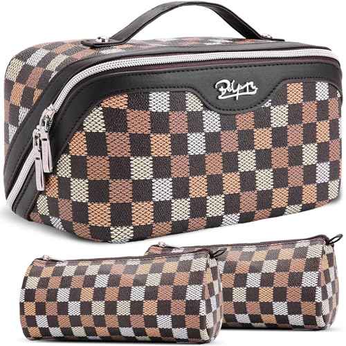 Travel Makeup Bag Organizer Cosmetic Bag (3 Count)