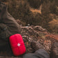 RHINO RESCUE EVA First Aid Kit, Small Waterproof Portable Emergency Hiking First Aid Kit for Backpacking, Medical Kit for Travel, Home, Car, College Dorm, Camping, Boat, Back to School (Red)