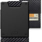 PROOF Wallet | Slim Minimalist Wallets for Men | Leather & Metal | RFID Wallet | Front/Back Pocket | Gift Box | Veteran Owned